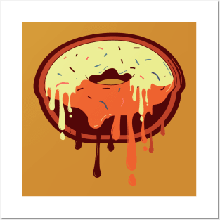 Dripping Glazed Donut.Glazed Doughnut Posters and Art